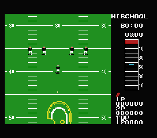 10 Yard Fight screenshot 3 for MSX